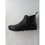 新品 maison de soil メゾンドソイル SIDE GORE BOOTS WITH VIBRAM サイドゴア レザー ブーツ 黒 ブラック 36 23.5 靴