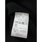 新品 25AW Worker's Nobilityワーカーズノビリティスペイン製 ラウンドカーディガン ボイルド ウール毛 100％ 黒 ブラック (11M＋0524)【中古】