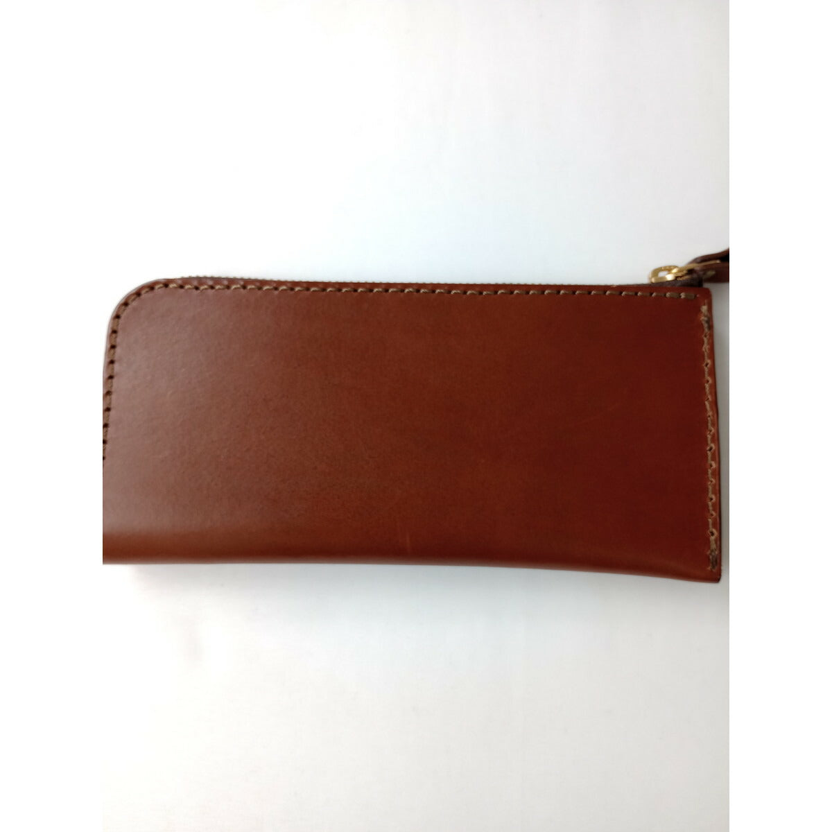 ヘルツ HERZ L字 ファスナー 長財布 レザーロングウォレット ブラウン【中古】