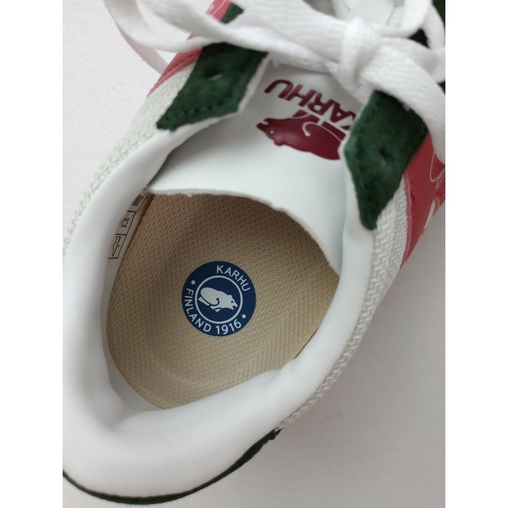 KARHU カルフ ALBATROSS 82 アルバトロス スニーカー 靴 F807042 グリーン ピンク 25.5【中古】