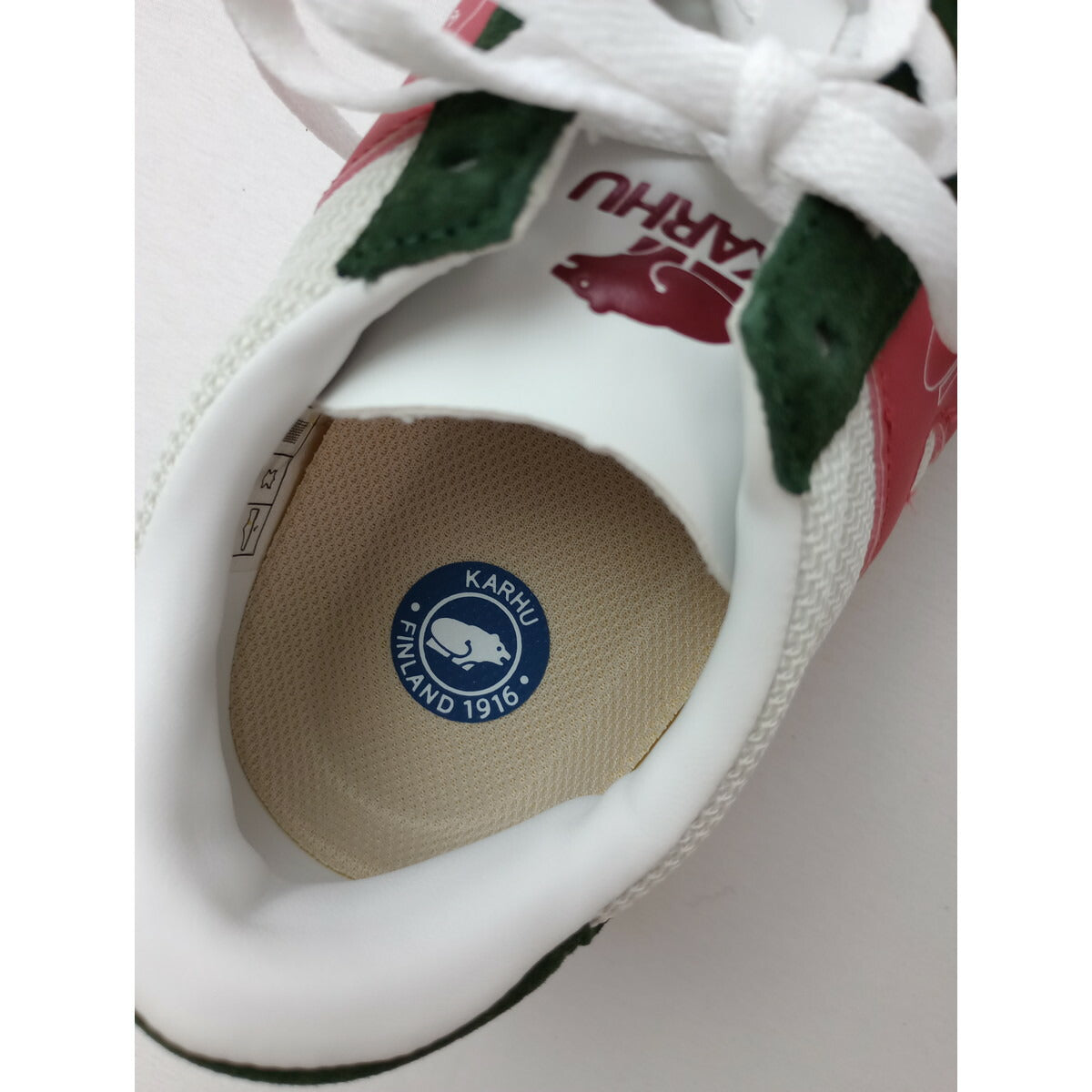 KARHU カルフ ALBATROSS 82 アルバトロス スニーカー 靴 F807042 グリーン ピンク 25.5【中古】