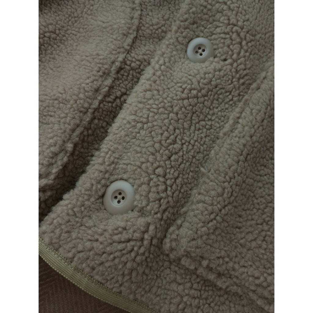 24AW Brocante ブロカント ドミンゴ シープボア コルモントンボア ジャケット コート ベージュ 2  (23M＋0370)【中古】