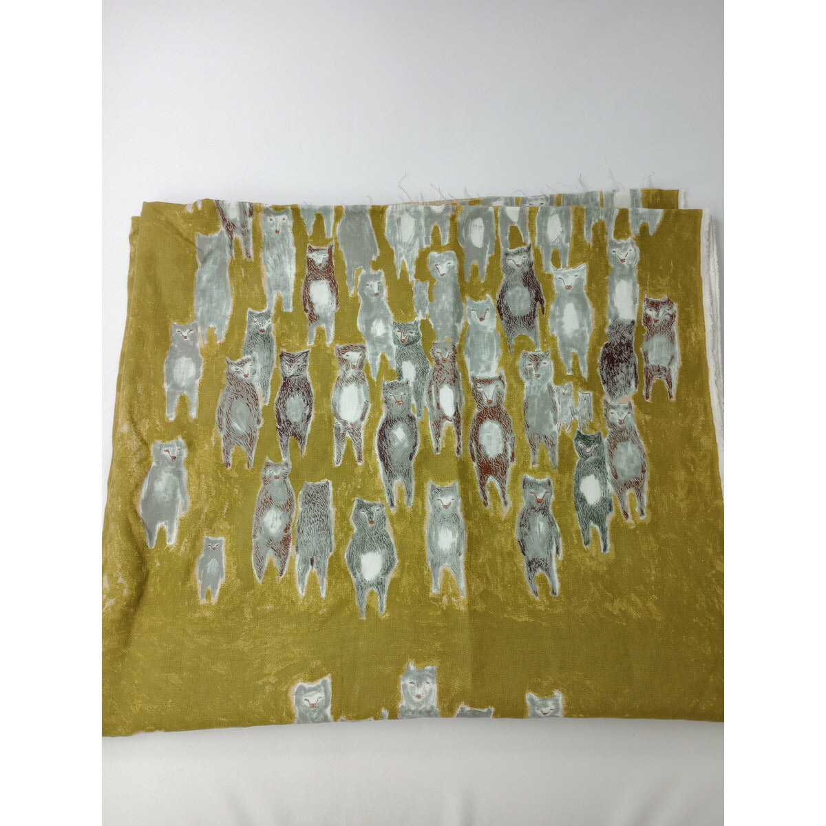 新品未使用 ミナペルホネン mina perhonen alive ファブリック 生地 マスタード 150ｃｍ × 500ｃｍ