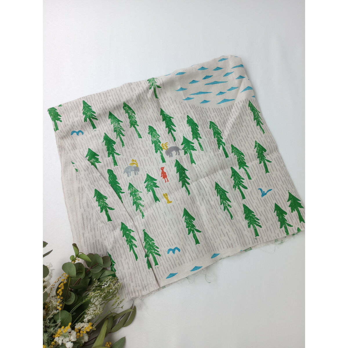 新品未使用 ミナペルホネン mina perhonen  one day ファブリック 生地 ベージュ 150ｃｍ × 75ｃｍ