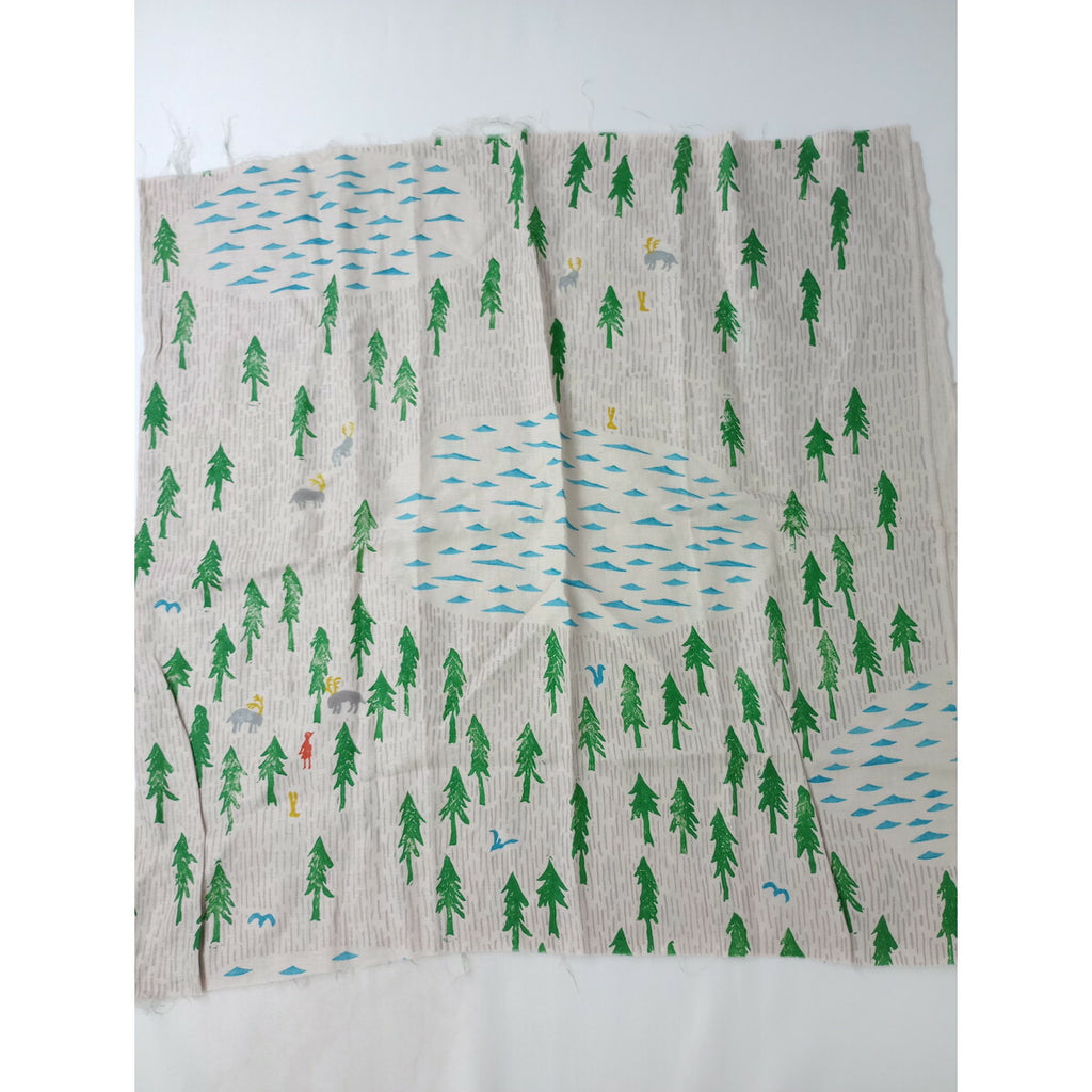 新品未使用 ミナペルホネン mina perhonen  one day ファブリック 生地 ベージュ 150ｃｍ × 75ｃｍ