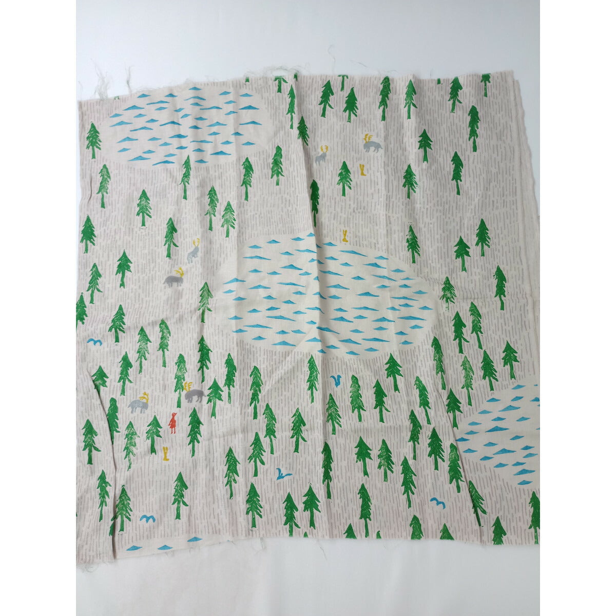 新品未使用 ミナペルホネン mina perhonen  one day ファブリック 生地 ベージュ 150ｃｍ × 75ｃｍ