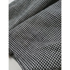 24SS nest Robe ネストローブ ギンガム チェック 柄 エプロンドレス サロペット ロング ワンピース UpcycleLino 白黒 F【中古】