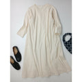 Yoli ヨリSimple onepiece シンプルワンピース ロング アイボリー【中古】