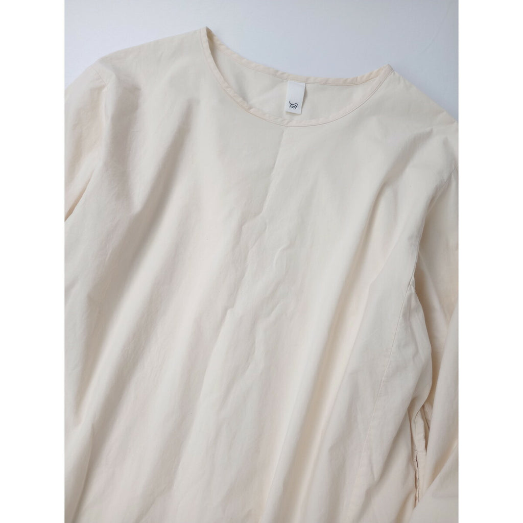 Yoli ヨリSimple onepiece シンプルワンピース ロング アイボリー【中古】