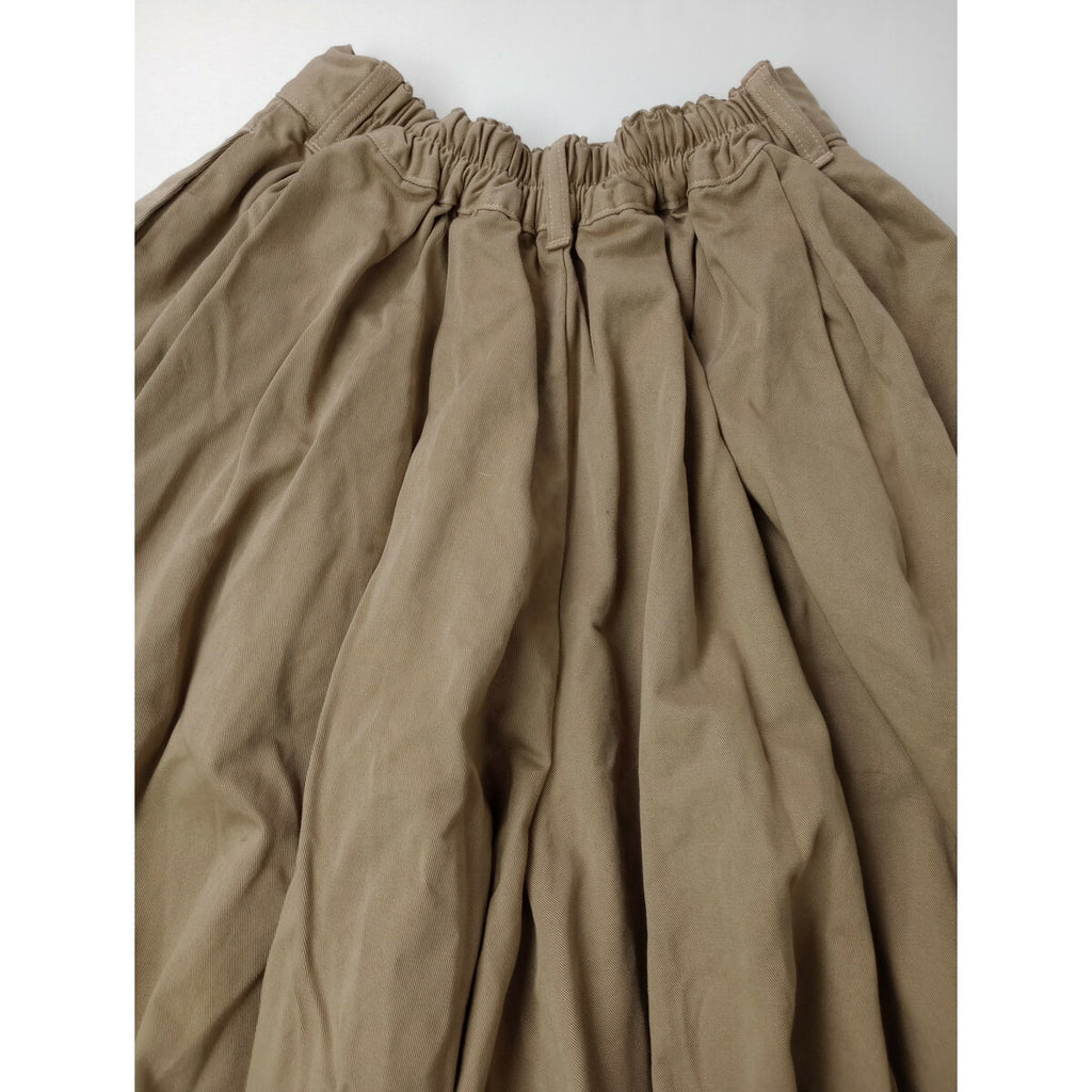新品 HARVESTY ハーベスティ チノクロス カルメン キュロット パンツ 1 ベージュ【中古】