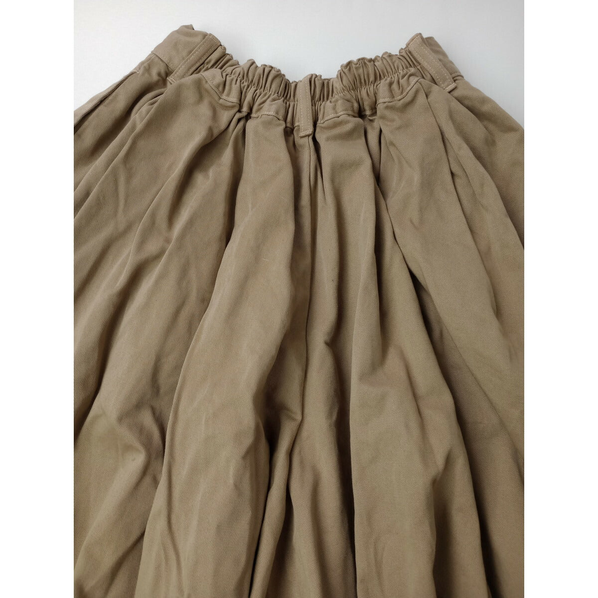 新品 HARVESTY ハーベスティ チノクロス カルメン キュロット パンツ 1 ベージュ【中古】