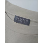 25AW MARGARET HOWELL マーガレットハウエル COTTON WOOL JERSEY TOP コットン ウール ジャージー プルオーバー 長袖 トップス ベージュ2【中古】