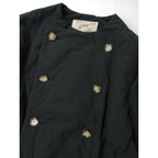 R&D.M.Co- オールドマンズテーラー PUFF JACKET パフ ノーカラー ジャケット 中綿 墨黒 M【中古】