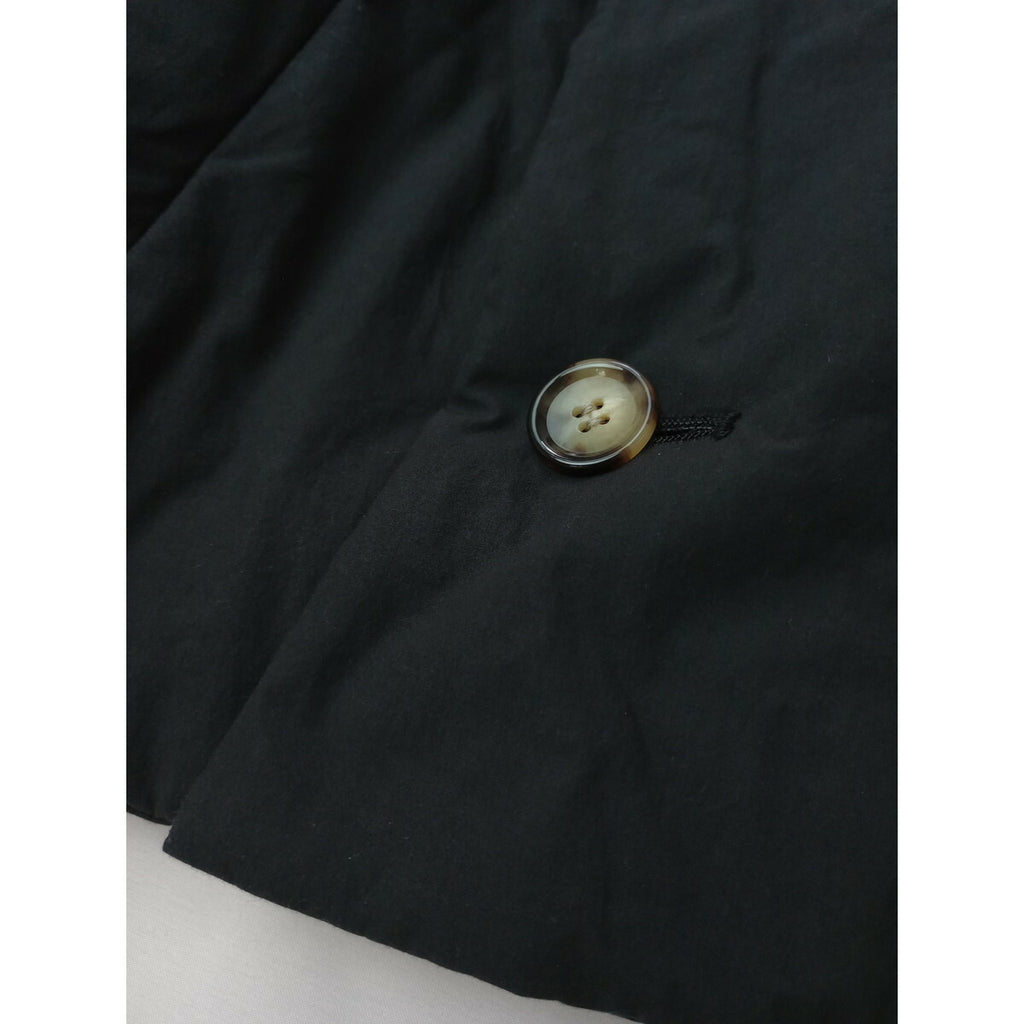 R&D.M.Co- オールドマンズテーラー PUFF JACKET パフ ノーカラー ジャケット 中綿 墨黒 M【中古】