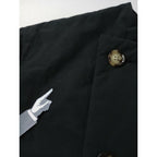 R&D.M.Co- オールドマンズテーラー PUFF JACKET パフ ノーカラー ジャケット 中綿 墨黒 M【中古】