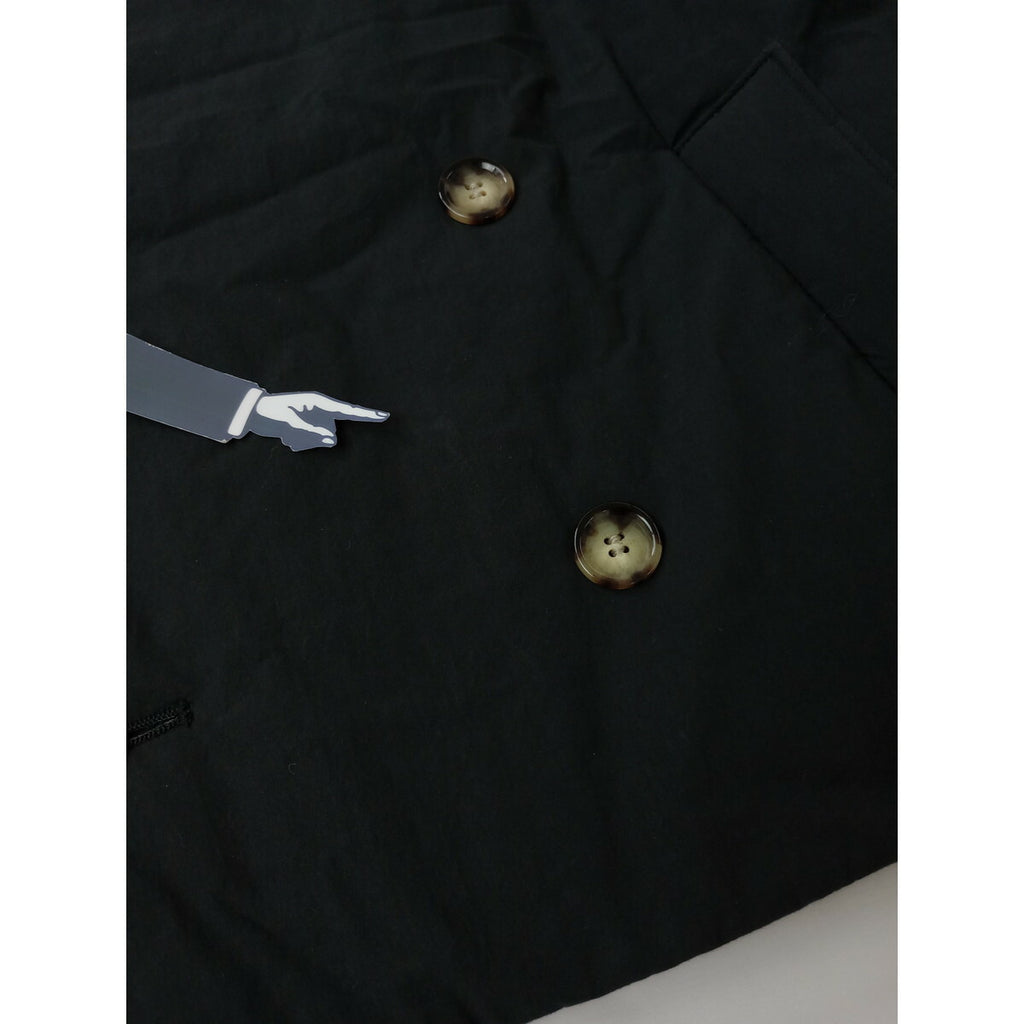 R&D.M.Co- オールドマンズテーラー PUFF JACKET パフ ノーカラー ジャケット 中綿 墨黒 M【中古】