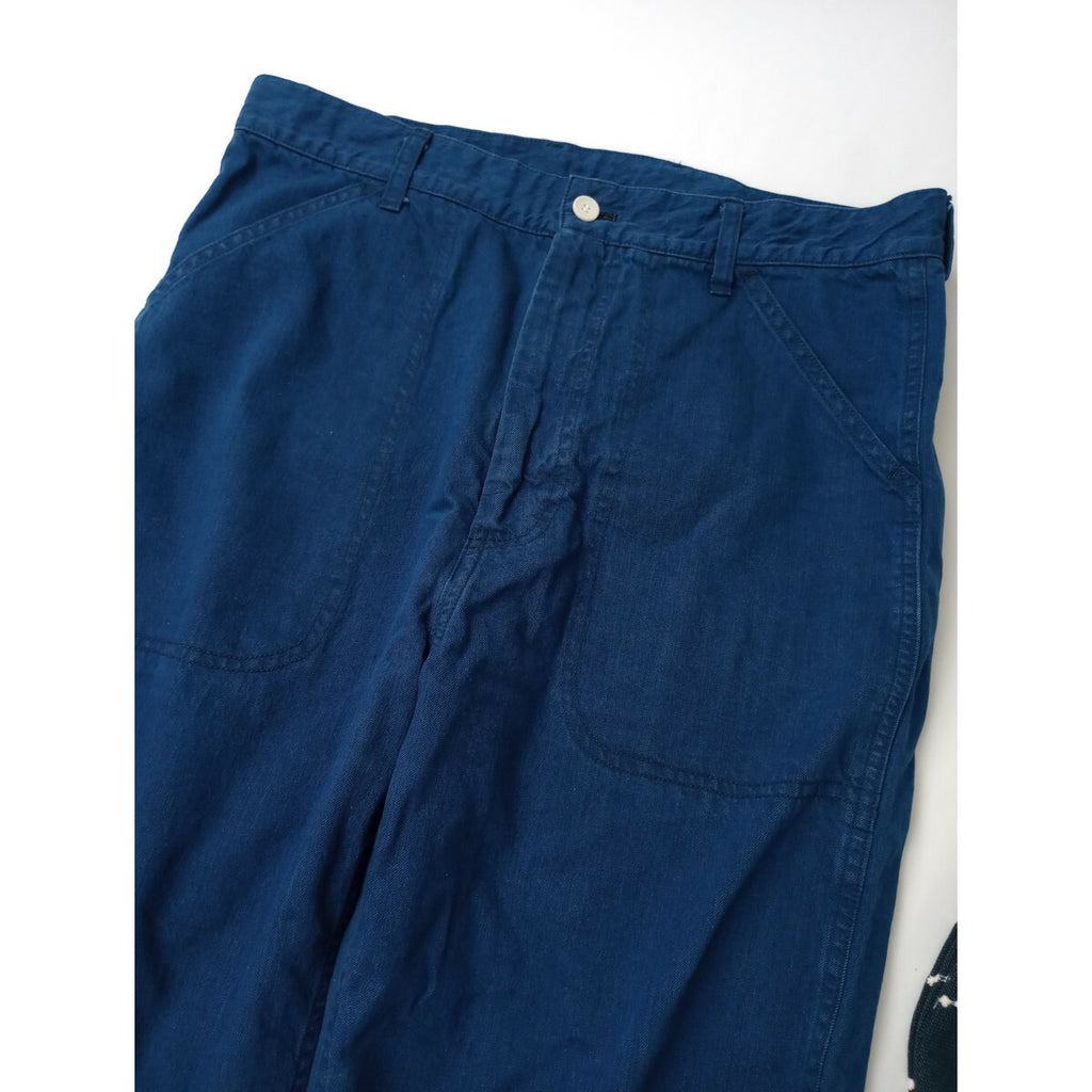 R&D.M.Co- オールドマンズテーラー コットン 綿 100％ パンツ ブルー S【中古】