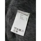25AW Whim Gazette ウィム ガゼット ウール カシミヤ ファー ボタン ジャケット カーディガン 羽織 グレー (21M＋1730)【中古】