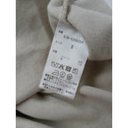 25AW MARGARET HOWELL マーガレットハウエル COTTON WOOL JERSEY TOP コットン ウール ジャージー プルオーバー 長袖 トップス ベージュ2【中古】