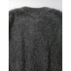 25AW Whim Gazette ウィム ガゼット ウール カシミヤ ファー ボタン ジャケット カーディガン 羽織 グレー (21M＋1730)【中古】