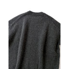 23AW GALERIE VIE ギャルリー ヴィートゥモローランド ウールクルーネックプルオーバーニットセーターウール 毛 100％S グレー(18M＋0315)【中古】