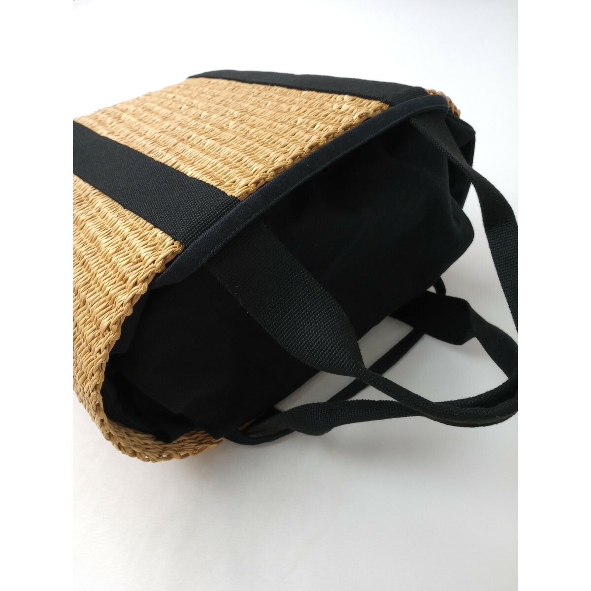MUUN ムーニュ かご バッグ 黒 ブラック【中古】