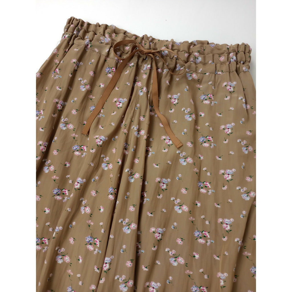 JOURNEE EN ROSE ジュルネアンローズ Hug O War ハグオーワー 花柄 イージーパンツ ベージュ【中古】