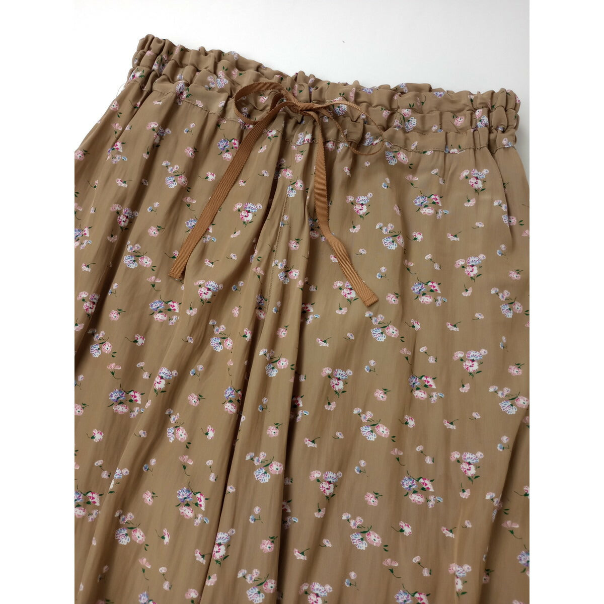 JOURNEE EN ROSE ジュルネアンローズ Hug O War ハグオーワー 花柄 イージーパンツ ベージュ【中古】