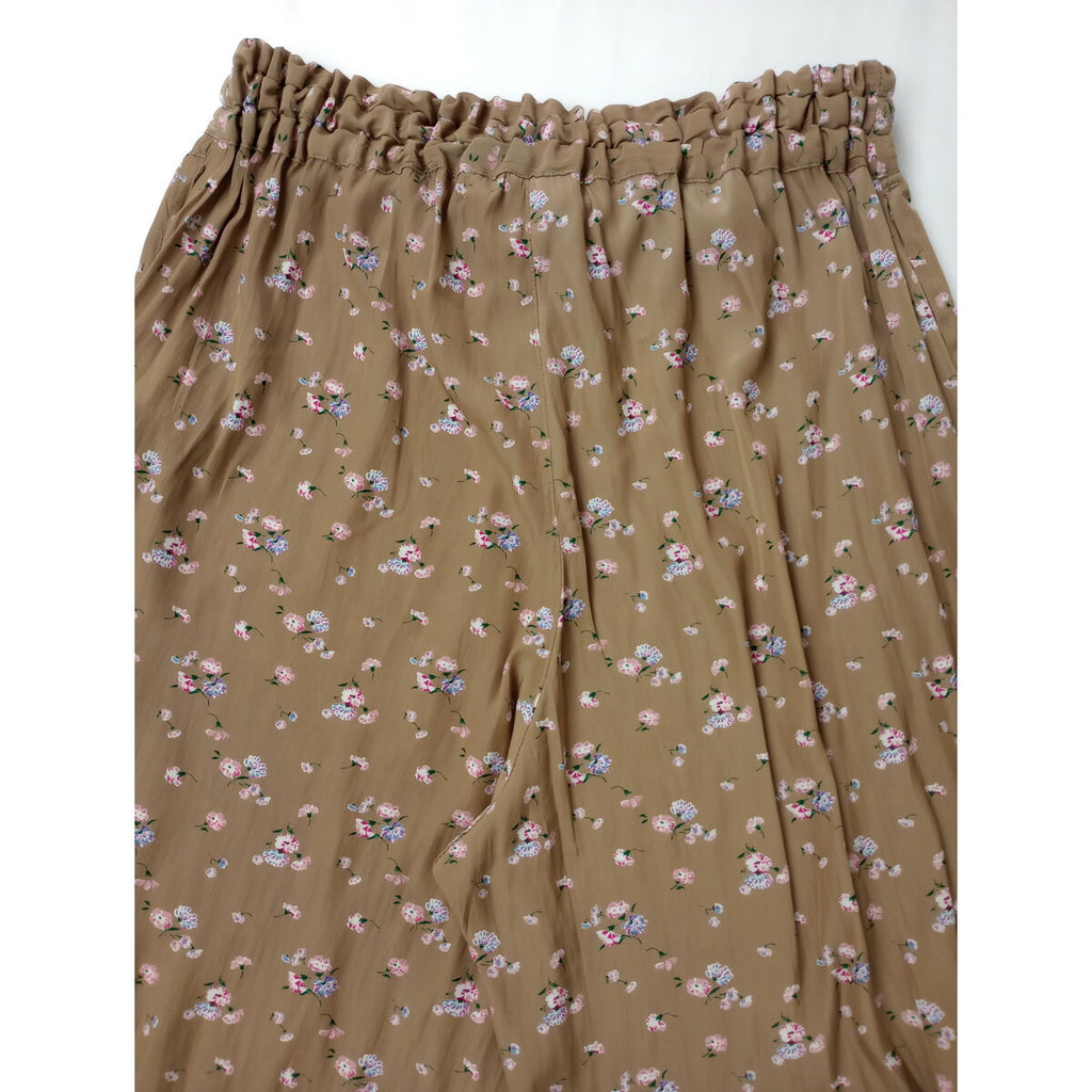 JOURNEE EN ROSE ジュルネアンローズ Hug O War ハグオーワー 花柄 イージーパンツ ベージュ【中古】