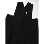 COMME des GARCONS コムデギャルソン カットオフサロペット オールインワン 黒 ブラック XS【中古】