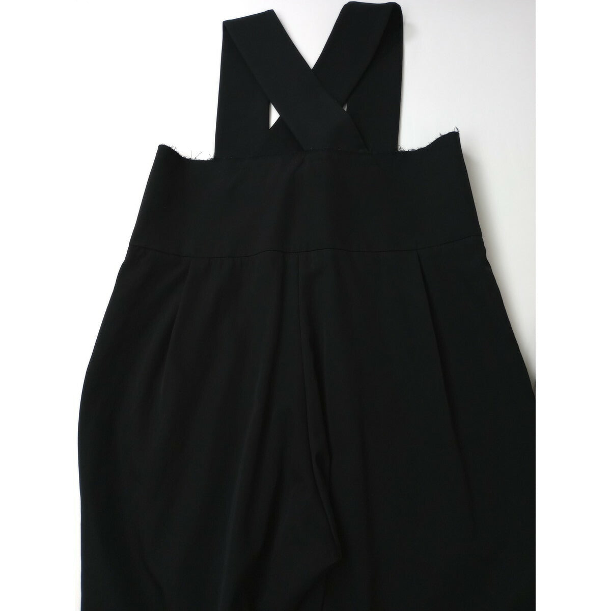 COMME des GARCONS コムデギャルソン カットオフサロペット オールインワン 黒 ブラック XS【中古】