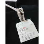 COMME des GARCONS コムデギャルソン カットオフサロペット オールインワン 黒 ブラック XS【中古】