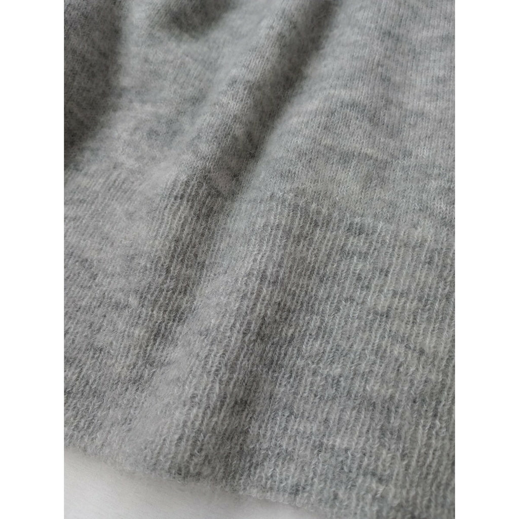24AW kagure かぐれ アーバンリサーチ キッド モヘア クルーネック 長袖 ニット トップス グレー （18M＋0228)【中古】