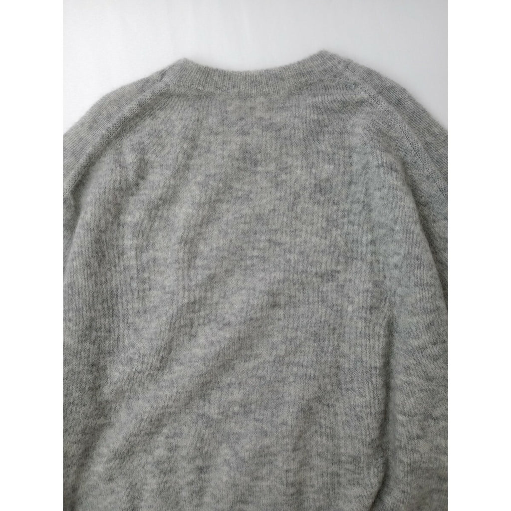 24AW kagure かぐれ アーバンリサーチ キッド モヘア クルーネック 長袖 ニット トップス グレー （18M＋0228)【中古】