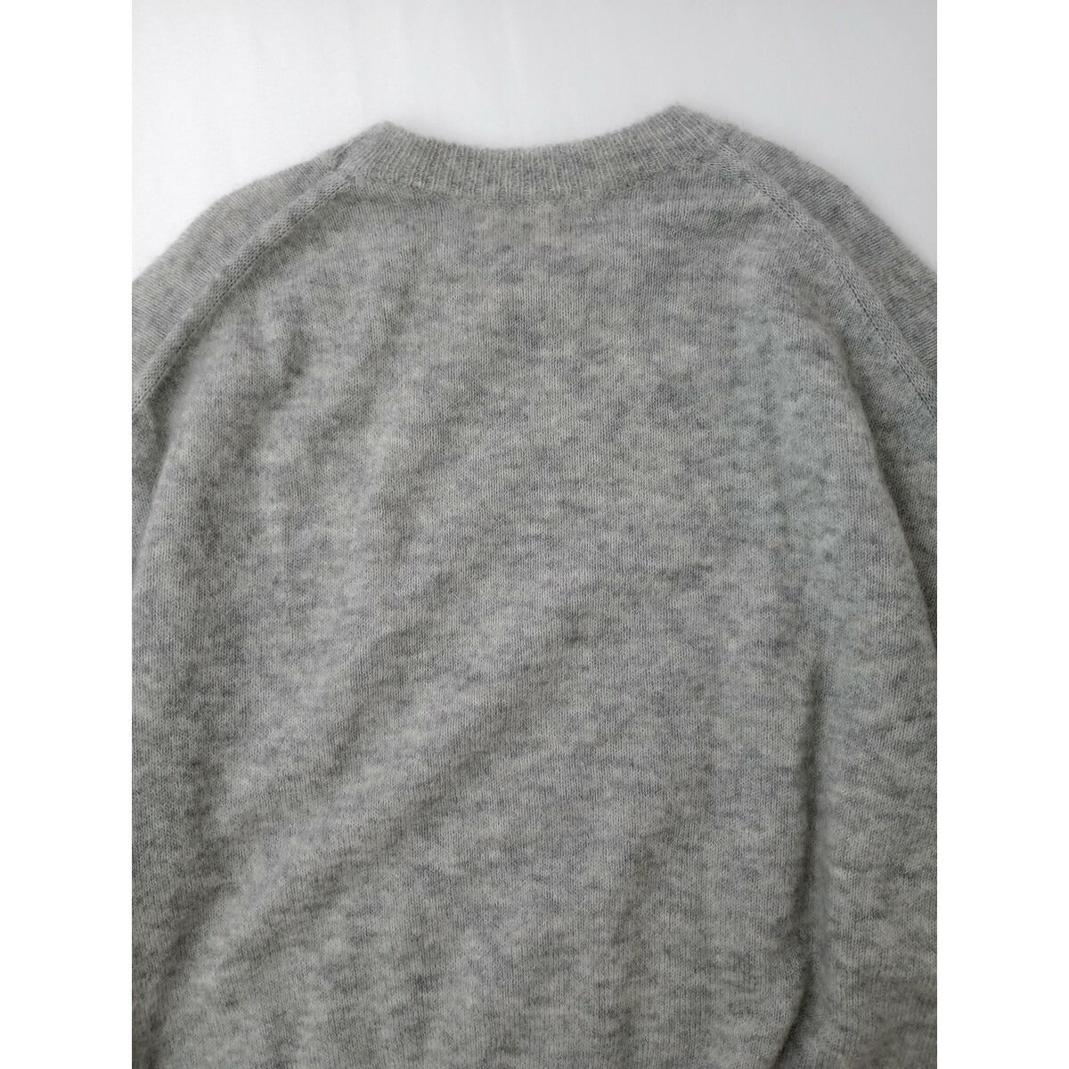 24AW kagure かぐれ アーバンリサーチ キッド モヘア クルーネック 長袖 ニット トップス グレー （18M＋0228)【中古】