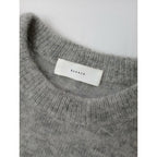 24AW kagure かぐれ アーバンリサーチ キッド モヘア クルーネック 長袖 ニット トップス グレー （18M＋0228)【中古】