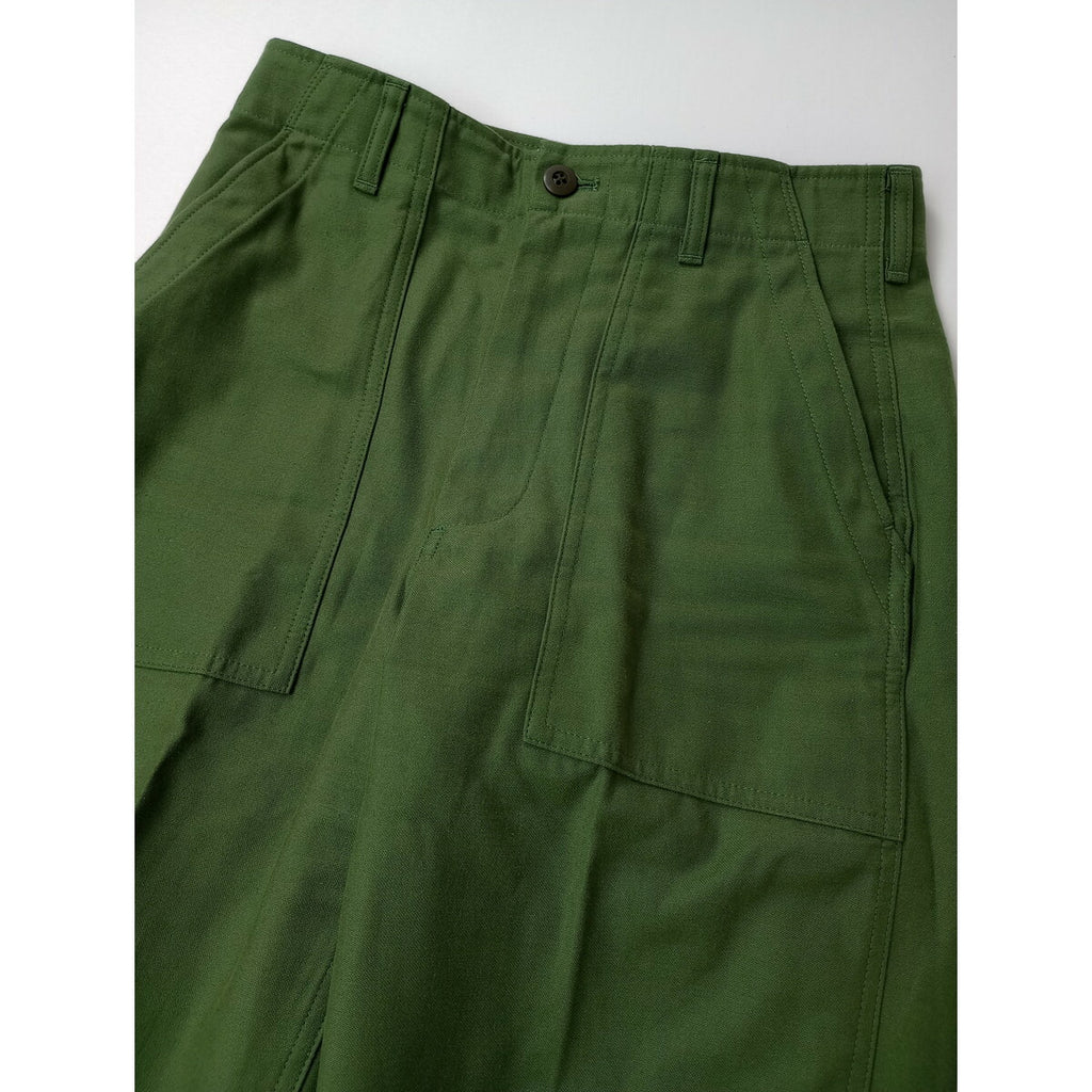 THE Shinzone ザシンゾーン BAKER PANTS コットン 綿 100％ ベイカー パンツ カーキ 36【中古】