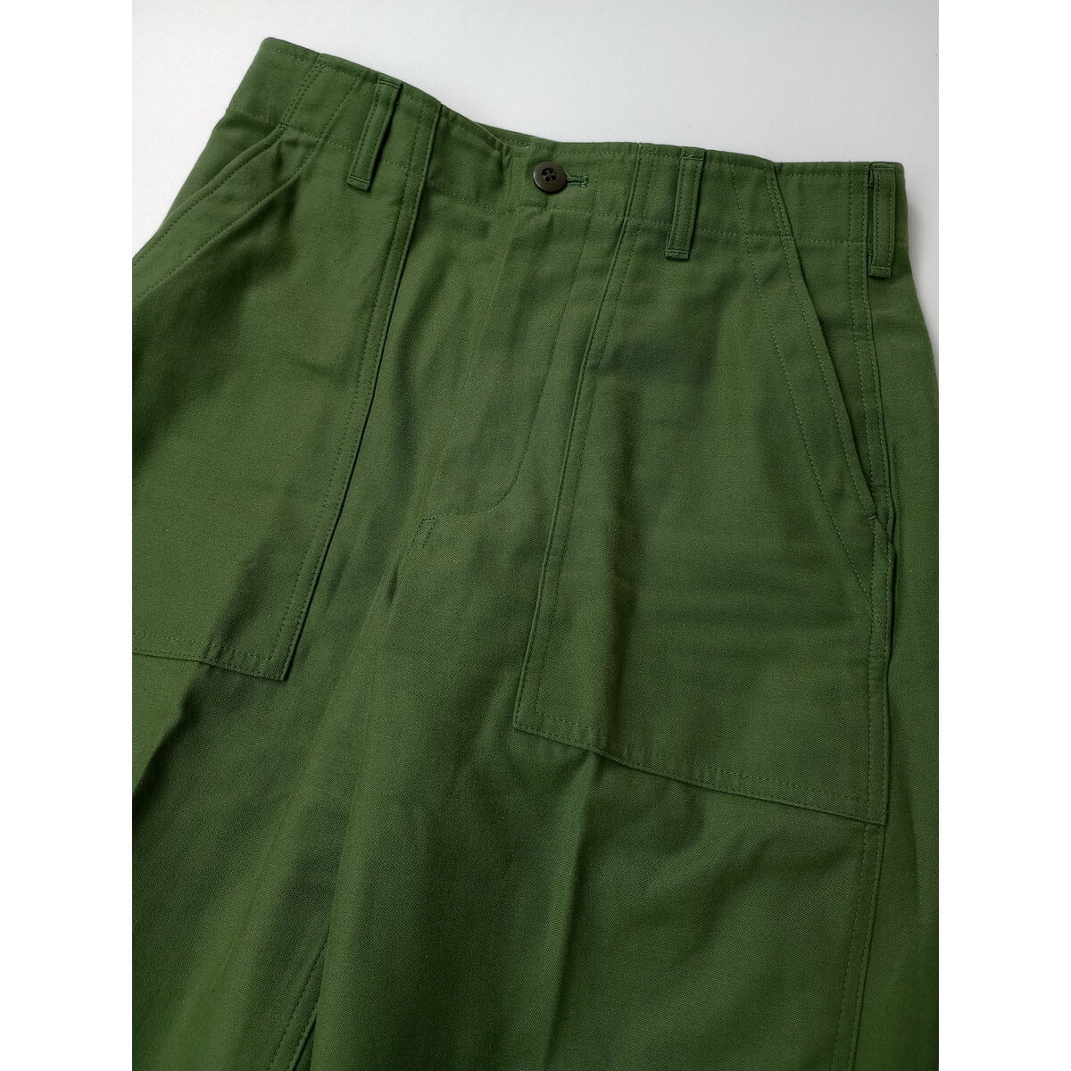 THE Shinzone ザシンゾーン BAKER PANTS コットン 綿 100％ ベイカー パンツ カーキ 36【中古】