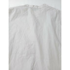 mizuiro ind ミズイロインド コットン 綿 100％ バンドカラー シャツ ワンピース 長袖 アイスグレー【中古】