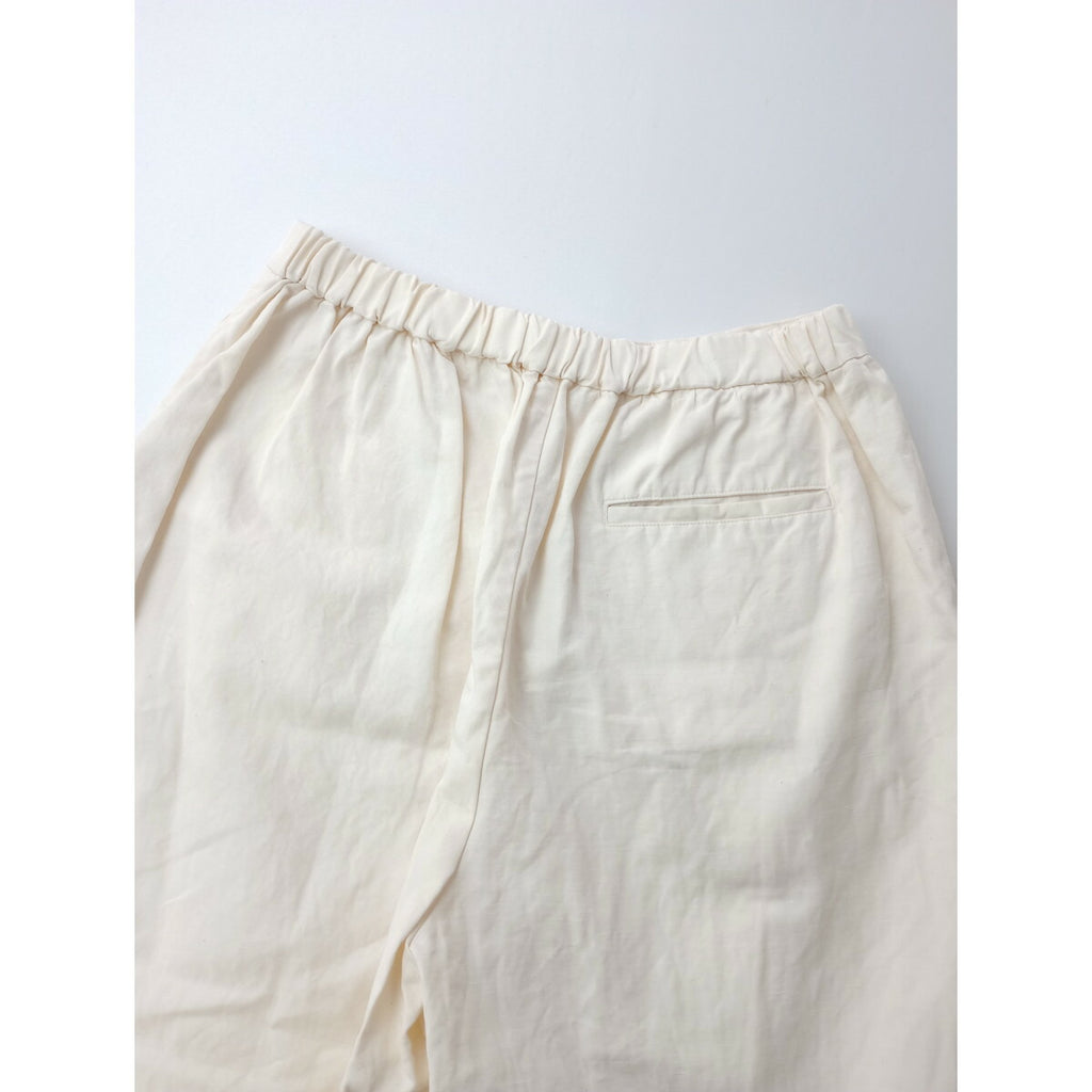 Gauze# ガーゼ サルエル イージーパンツ 生成り FREE【中古】