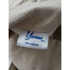 25AW Yarmo ヤーモ キルティング ダブル ブレステッド コットン 綿 リネン ワーク ジャケット ナチュラル 生成り【中古】