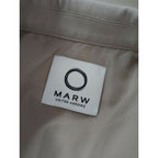 MARW UNITED ARROWS マルゥ ユナイテッドアローズ バック アシンメトリー ジャケット ベージュ 34（中古）
