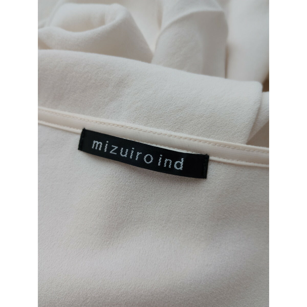 mizuiro ind ミズイロインド プルオーバー トップス 長袖 白 アイボリー【中古】