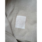 WONDER FULL LIFE ワンダーフルライフ APRON DRESS コットン リネン ラミー エプロン ドレス ロング ワンピース 生成り M【中古】