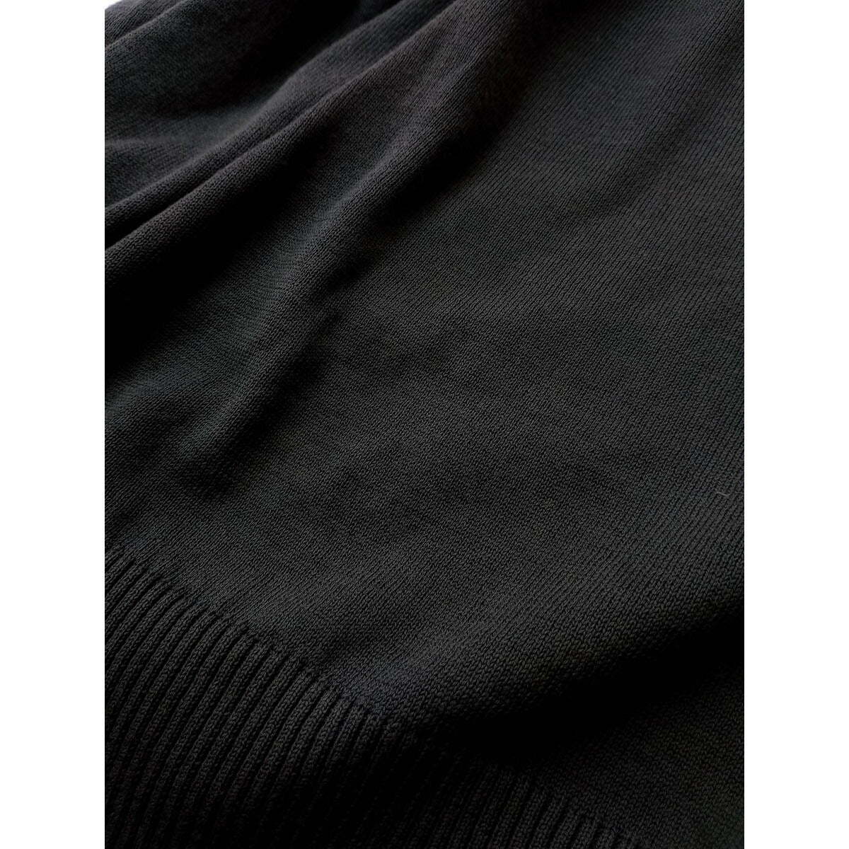 mizuiro ind ミズイロインド ニット プルオーバー トップス 墨黒【中古】