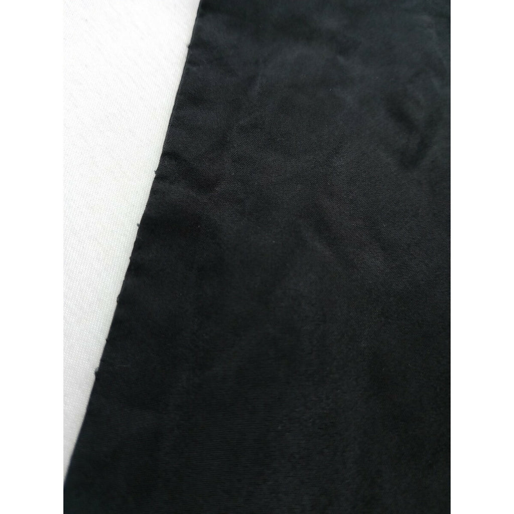 yoli ヨリ Silk tie scarf シルク100％ タイ スカーフ ストール 黒 ブラック【中古】