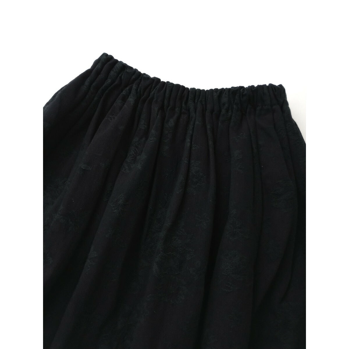 tricot COMME des GARCONS トリコ コムデ ギャルソン 花柄 ロングスカート 黒 ブラック【中古】