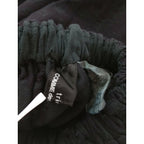 tricot COMME des GARCONS トリコ コムデ ギャルソン 花柄 ロングスカート 黒 ブラック【中古】