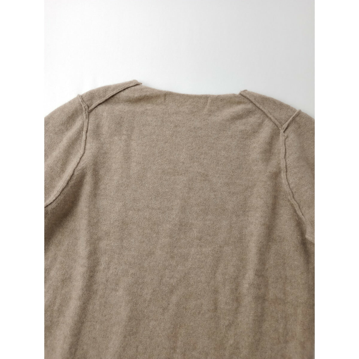 COMME des GARCONS COMME des GARCONS コムデギャルソン コムコム ウール 毛 100％ ニットトップス 長袖 セーター ベージュ XS (11M＋0527)【中古】