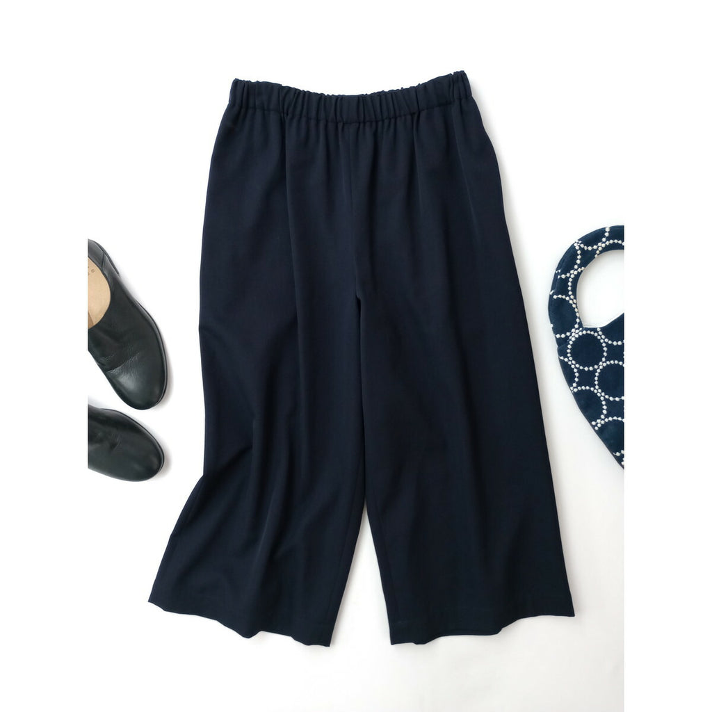 COMME des GARCONS コムデギャルソン ワイド イージーパンツ 黒 ブラック XS【中古】